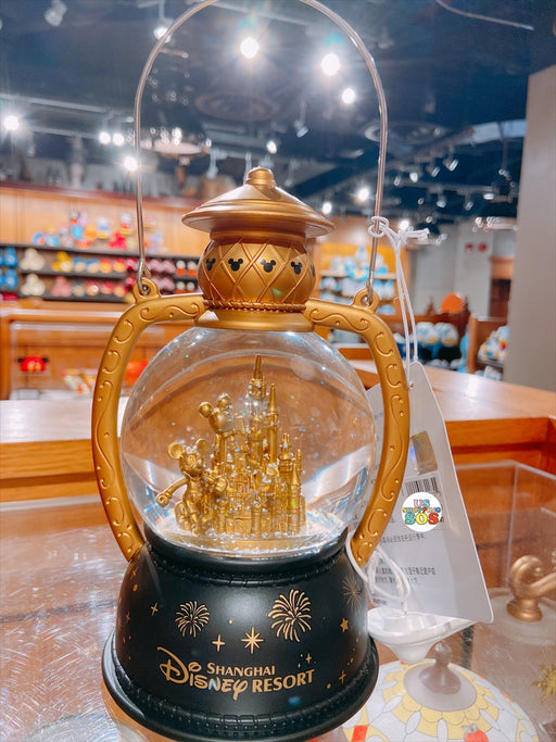 SHDL - Light Up Lantern Shaped ‘Mickey Mouse & Shanghai Disney Castle’ Snow Globe