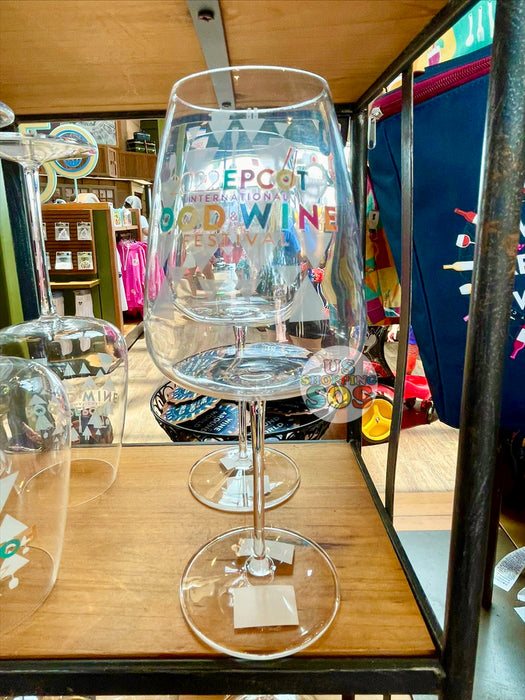 WDW - Epcot International Food & Wine Festival 2022 - Logo Wine Glass (Made in Italy)
