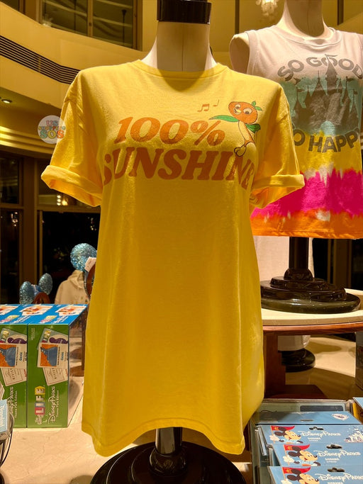 DLR - Graphic T-shirt - Orange Bird “100% Sunshine” (Adult) Yellow