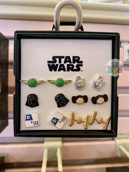 DLR - Disney Parks Jewelry in Box - Star War Earrings Set of 6