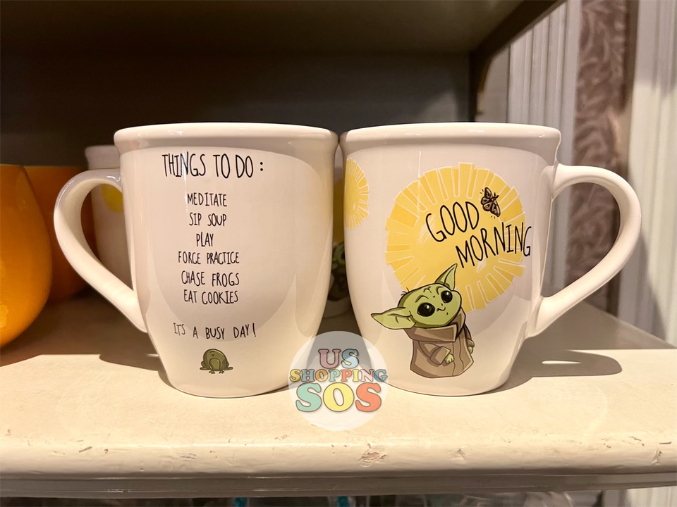 DLR Disney Home Star Wars Baby Yoda Good Morning Mug
