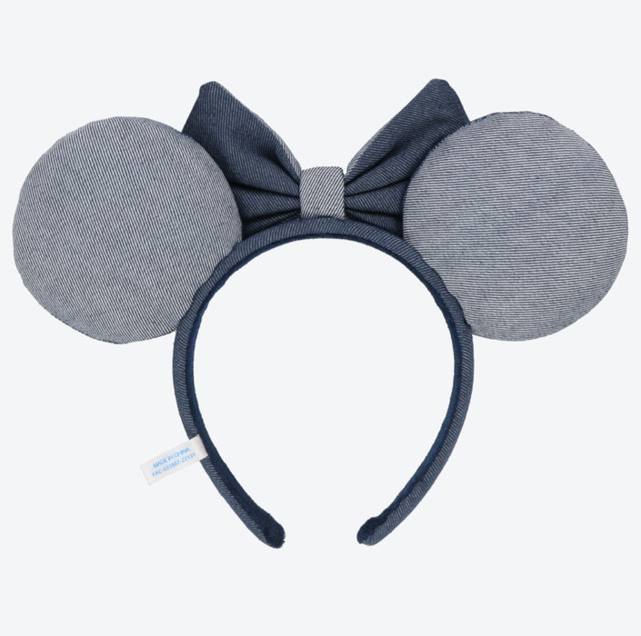 TDR - Minnie Mouse Denim Blue Ear Headband