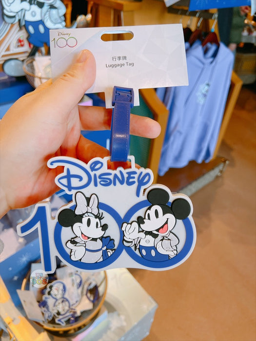 SHDL - Disney 100 x Mickey & Minnie Mouse Luggage Tag
