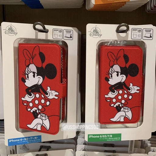 DLR - D-Tech iPhone Case - Minnie Mouse Fashion Icon Red Pleather