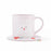 Starbucks China - Sakura Rabbit 2023 - 1. Rabbit In Sakura Ceramic Mug 355ml + Coaster