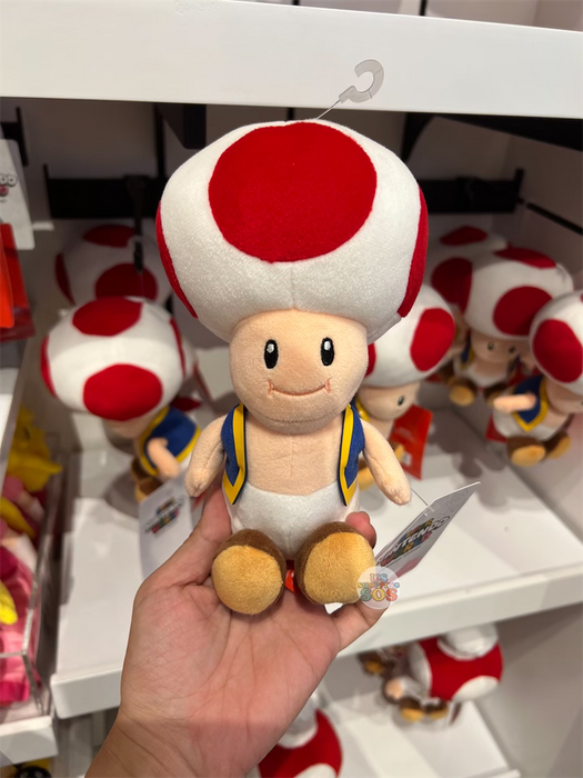 Universal Studios - Super Nintendo World - Toad Smiling Face Plush Toy (Size S)