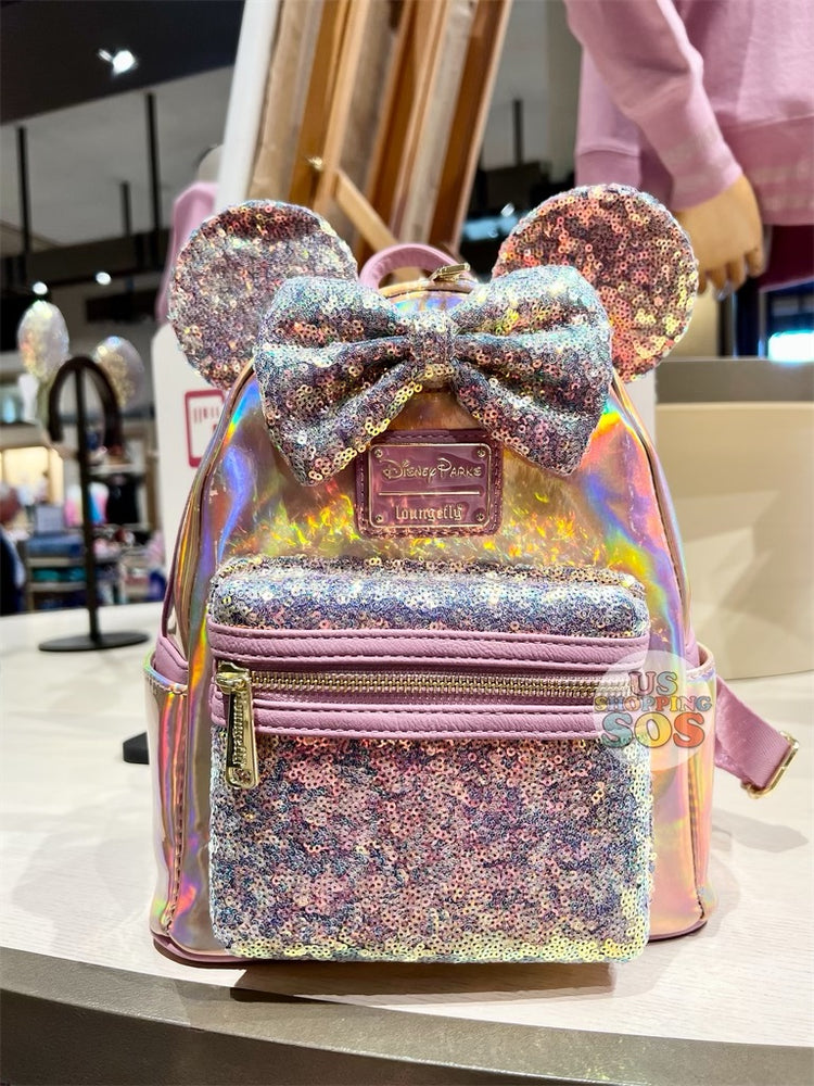 Loungefly Disney Sleeping Beauty Sequined Mini Backpack and Wallet