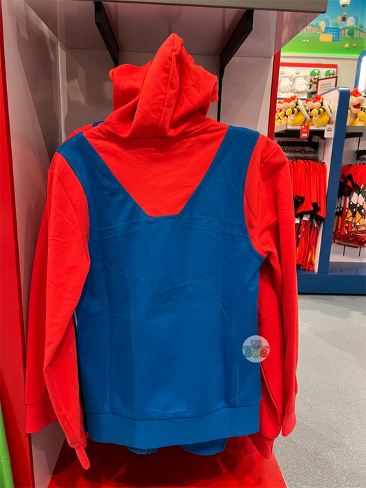 Universal Studios - Super Nintendo World - Mario Character Hoodie Zip Jacket (Adult)