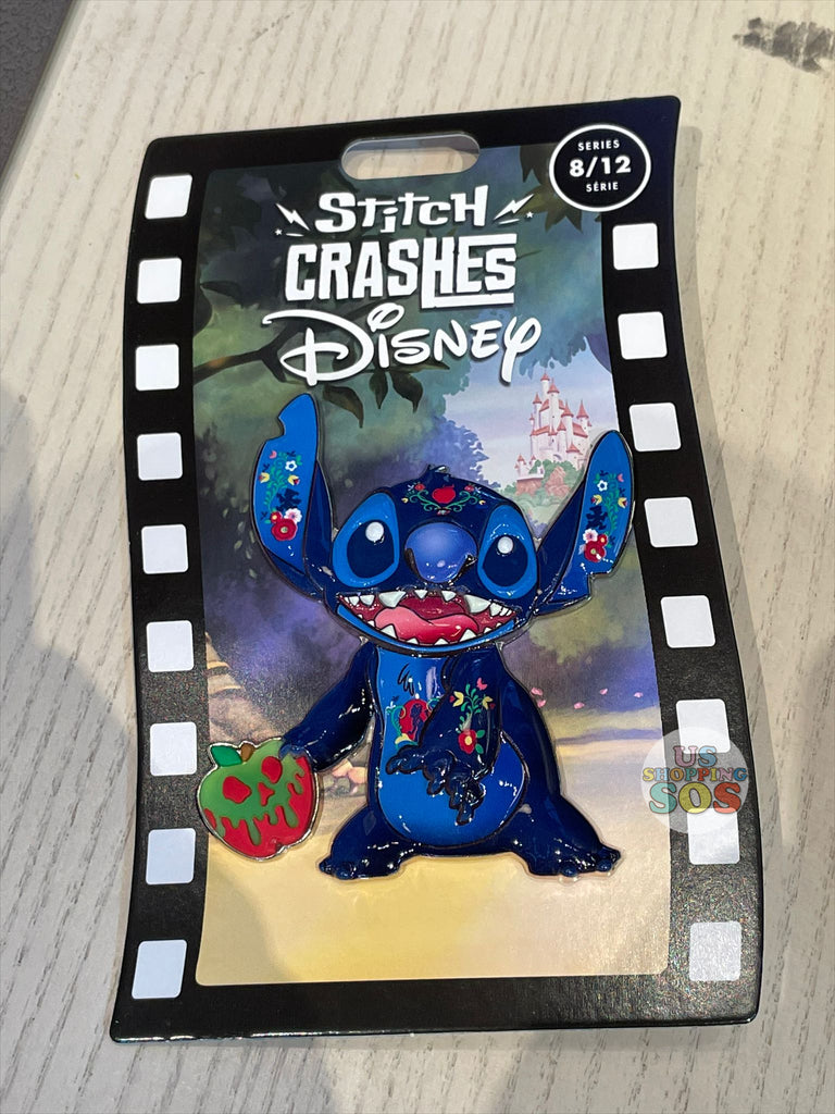DLR - Stitch Crashes Disney Pin - 8/12 (Snow White) — USShoppingSOS
