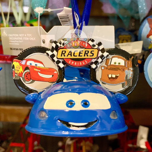 DLR - Ear Hat Hand Printed Ornament - Attraction Radiator Springs Racers