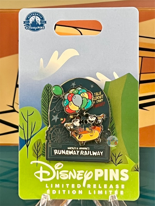 DLR - Mickey & Minnie's Runaway Railway - Mickey & Minnie “Talk about a Story Twist!” Limited Release Pin