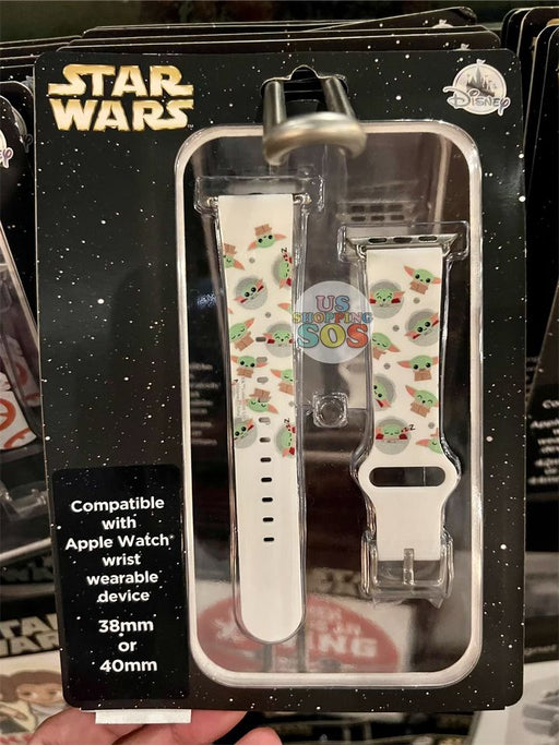DLR - D-Tech Apple Watch Band - Star Wars Baby Yoda All-Over-Print (White)