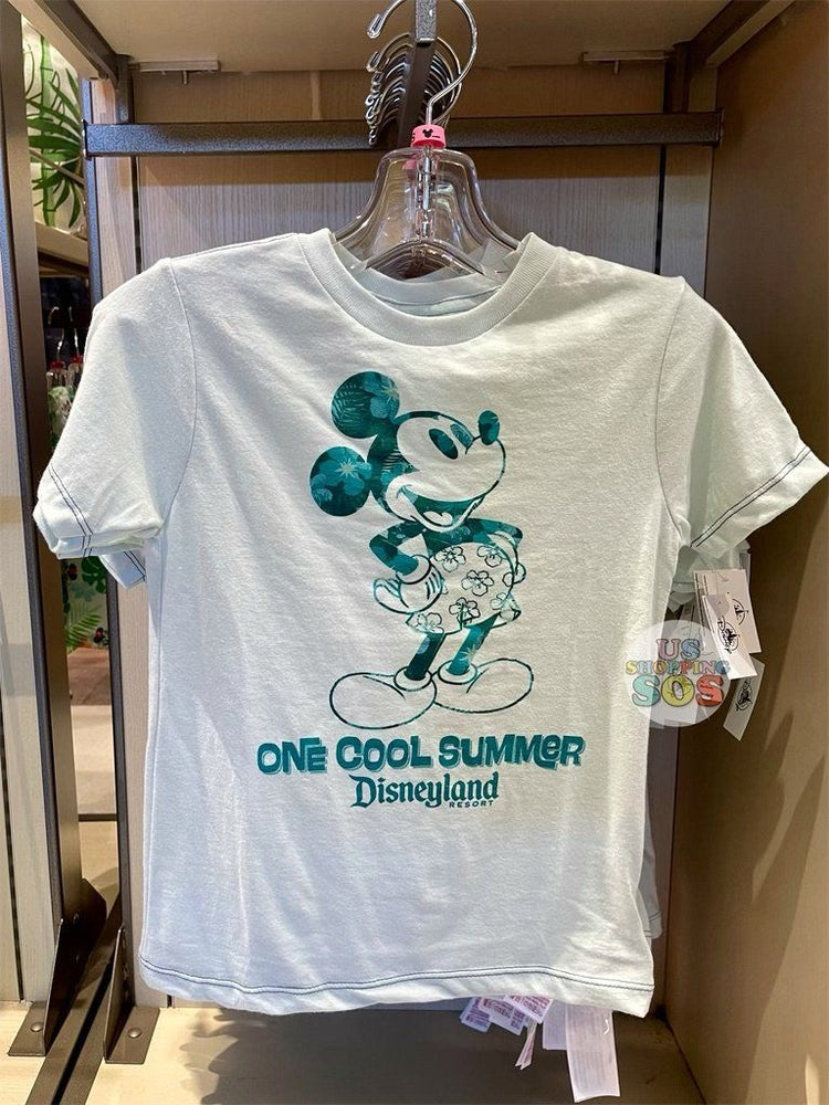 DLR - Tropical Hello Summer - Mickey "Disneyland Resort" One Cool Summer T-shirt  (Youth)