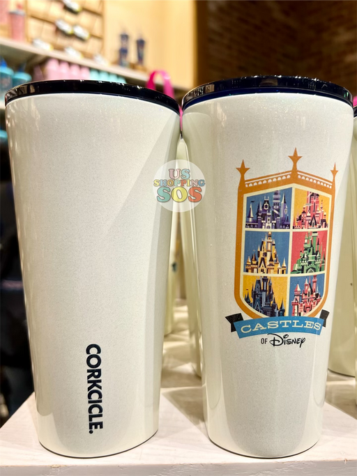 DLR/WDW - Corkcicle Castles of Disney Stainless Steel ToGo Tumbler (475ml)
