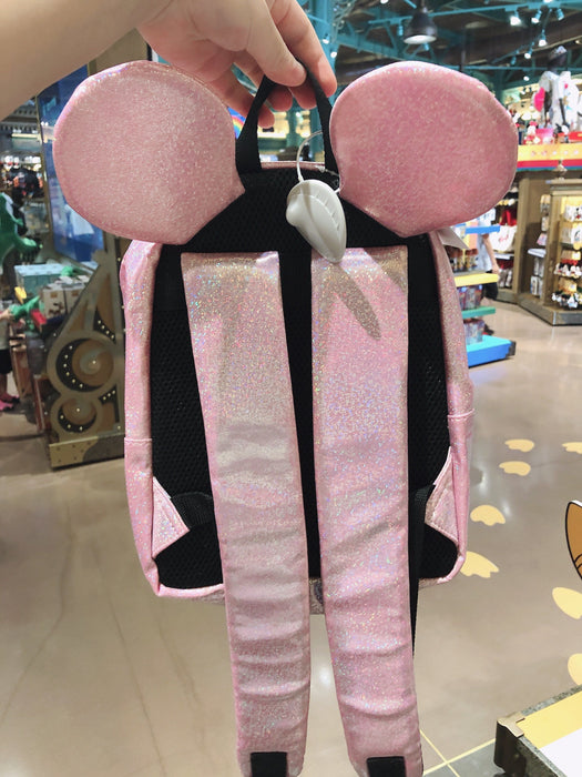 SHDL - Minnie Metallic Pink Ear Backpack