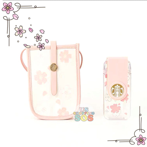 Starbucks China - Sakura 2021 - Cherry Blossom Pouch + Swirling Straw Tumbler 290ml
