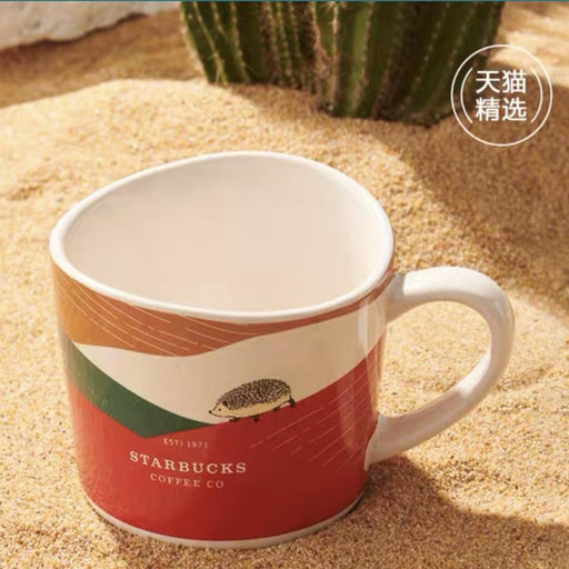 Starbucks China - Happy Hedgehog - 7. Hillside Hedgehog Ceramic Mug 384ml