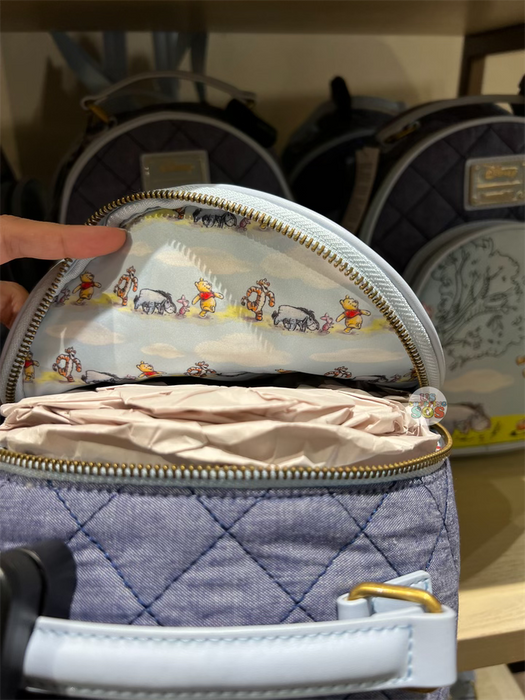 Available at @shopdisney * Mickey Mouse Denim Loungefly Mini Backpack *  $80.00