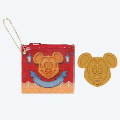 TDR - "Mickey Mouse Waffle" Mirror with Pouch Set