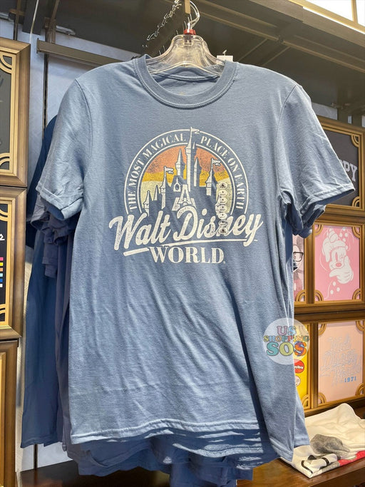 WDW - Graphic Tee - "Walt Disney World" Castle Stamp (Adult)
