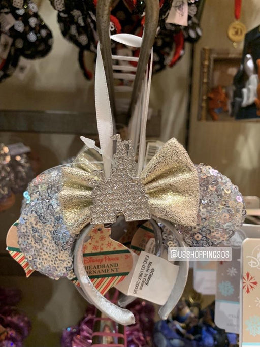 DLR - 🎄Christmas 2020 - Headband Ornament - Minnie Mouse Sleeping Beauty Castle Headband