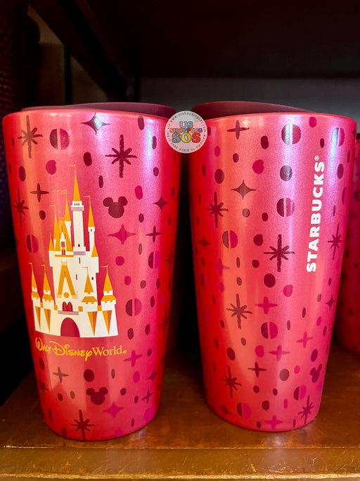 WDW - Walt Disney World x Starbucks - Golden Castle Red ToGo Ceramic Tumbler