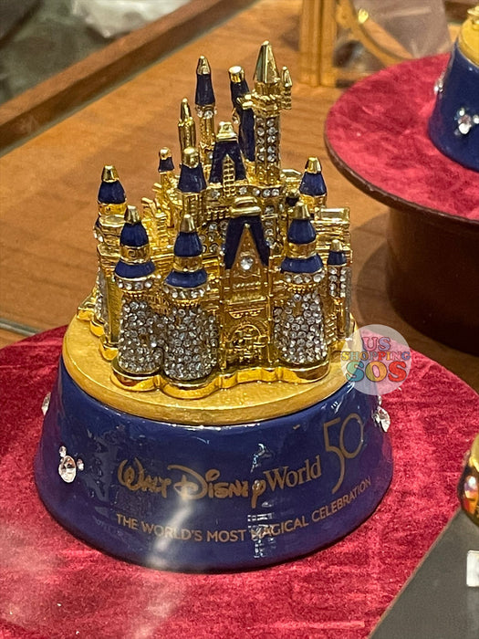 WDW - Magic Kingdom 50th Anniversary - Cinderella Castle Trinket Box (Preorder)