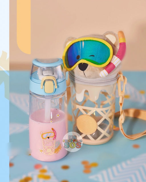 Starbucks China - Fruity Amazon - 26. Diving Bearista Bottle Carrier + Thermos Sippy Bottle 550ml