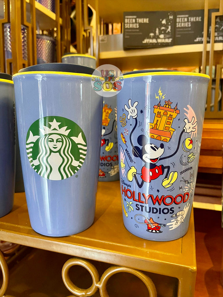 WDW - Starbucks ToGo Ceramic Tumbler - Vintage Mickey Disney’s Hollywood  Studio