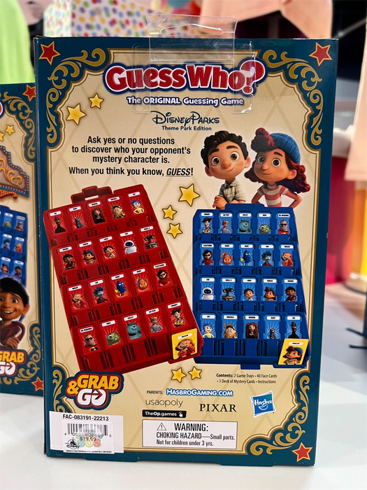 DLR - Disney Parks Theme Park Edition Game - Guess Who? Pixar Edition