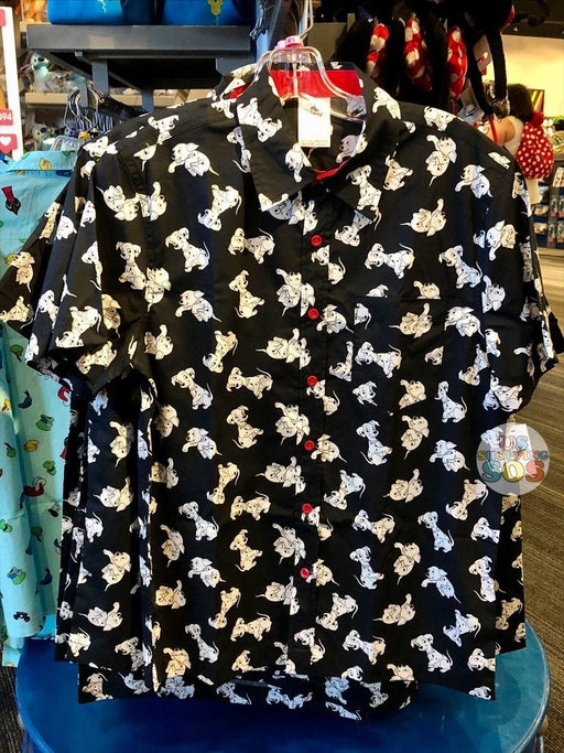 DLR/WDW - All-Over-Print Button-Up Shirt - Dalmatian