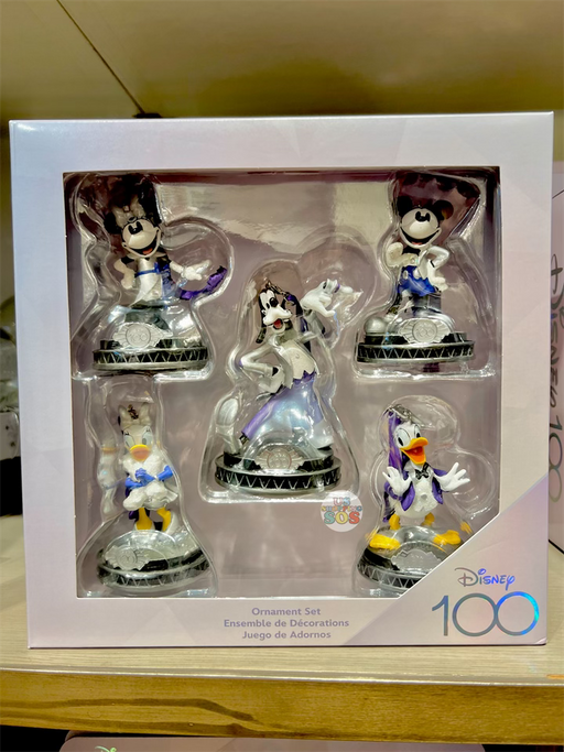 DLR/WDW - 100 Years of Wonder - Mickey & Friends Ornament Set