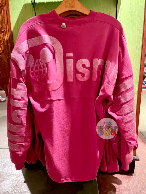 WDW - Spirit Jersey Ombré Glitter “Walt Disney World” Electrical Pink (Adult)