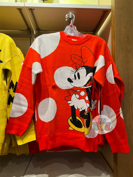 DLR - Mickey & Friends Knit Sweater - Minnie Mouse (Red) (Adults)