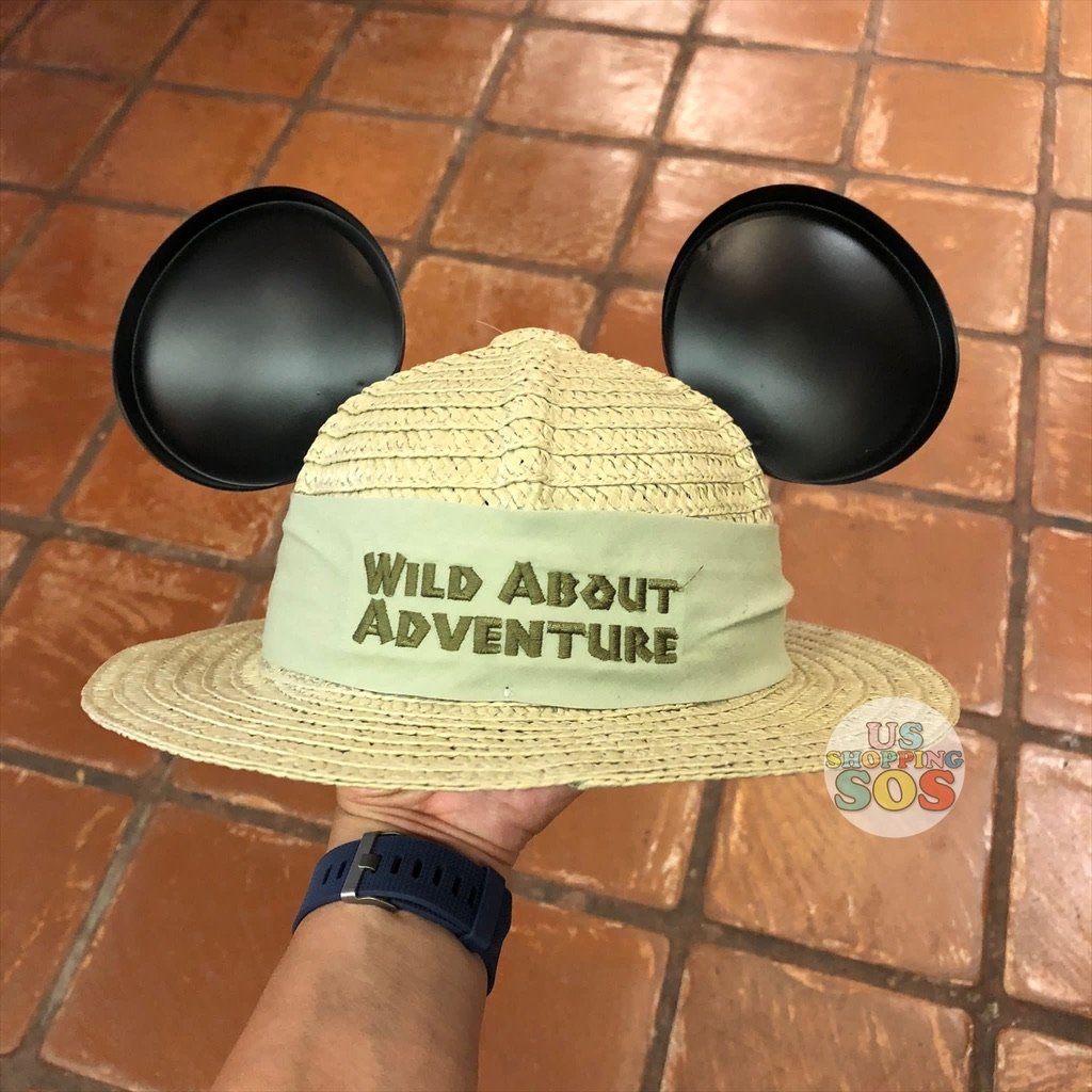 WDW - Wild About Adventure - Mickey Ear Straw Hat (Youth