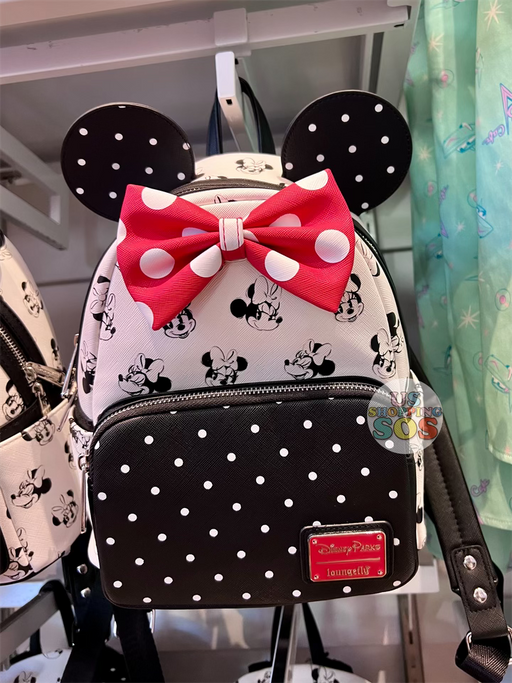DLR - Loungefly Minnie Mouse Face Icon Sketch Backpack