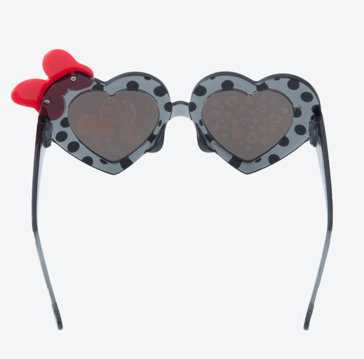 TDR - Minnie Heart-Shape Polka Dot Fashion Sunglasses