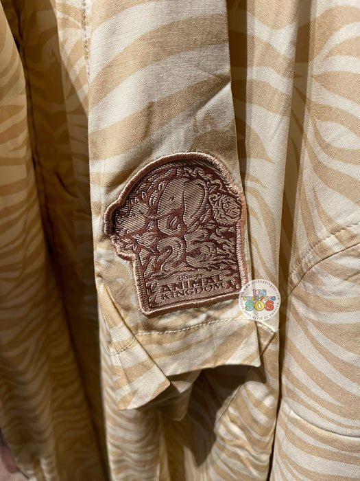 WDW - Disney’s Animal Kingdom 25th Anniversary - Animals Print Oat Button Up Shirt (Adult)