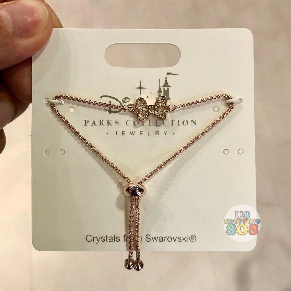 WDW - Disney Park Jewelry - Minnie Bow Bracelet (Rose Gold)