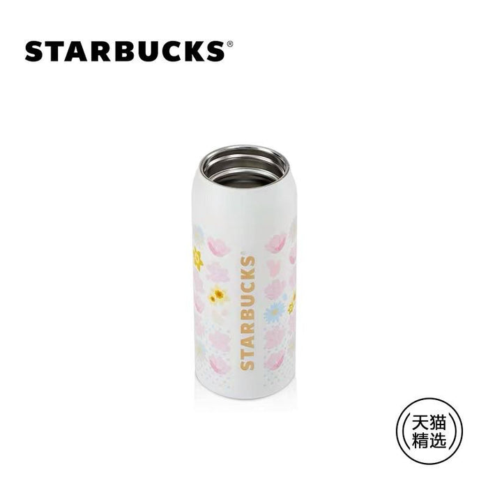 Starbucks China - Sakura 2021 - Cherry Blossom All Over Stainless Steel Water Bottle 380ml