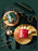 Starbucks China - Christmas 2021 - 72. Christmas Red & Green Gold Knot Embossed Mug Set 90ml