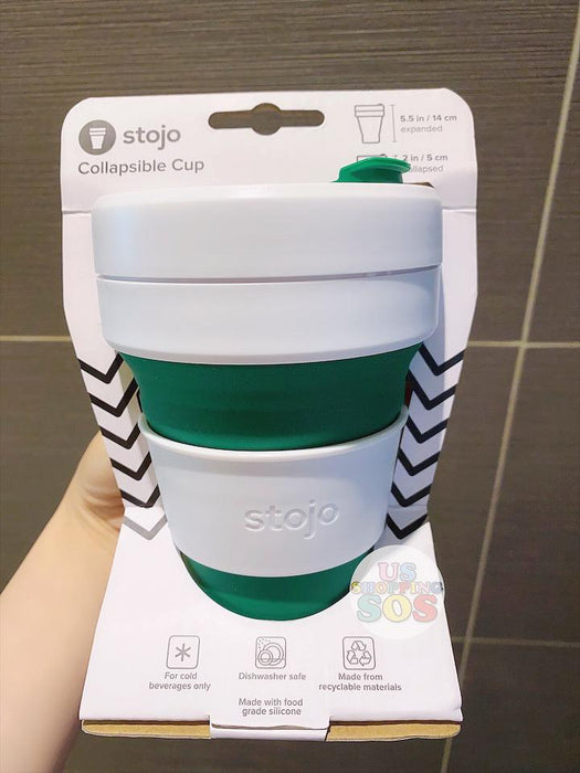 Hong Kong Starbucks — Hong Kong Starbucks — Stojo + Starbucks Collapsible Cup (Green)