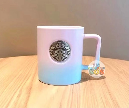 Starbucks China - Pink Mint Ombré - 5. Ombré Bronze Logo Mug 414ml