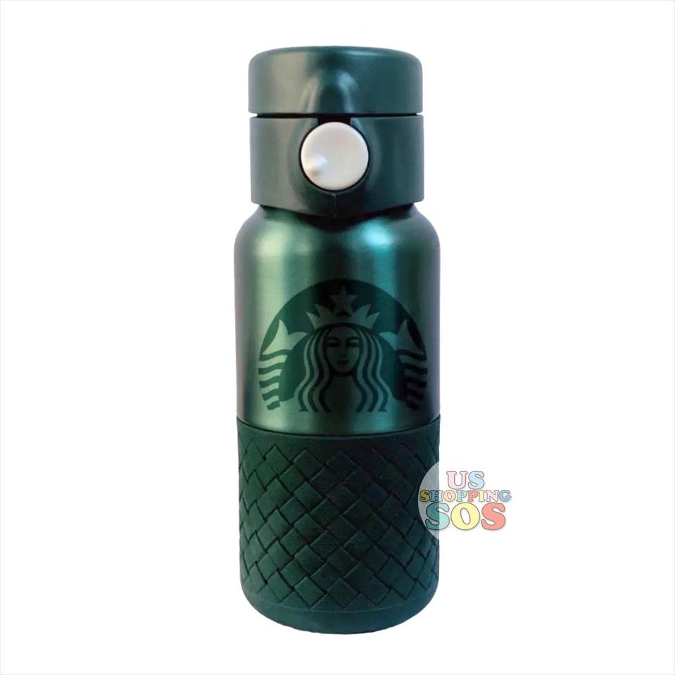 Starbucks China - Anniversary 2020 - Deep Sea Green Logo Stainless Steel Bottle 355ml