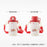 Starbucks China - Christmas 2022 - 15. Thermos Penguin Double Lid Stainless Steel Bottle with Carrier 550ml