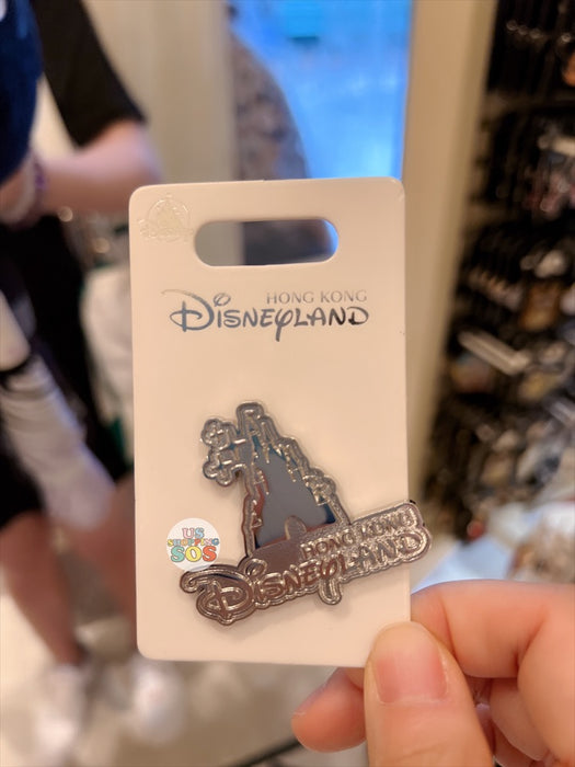 HKDL - Hong Kong Disneyland Castle Pin (All Silver)