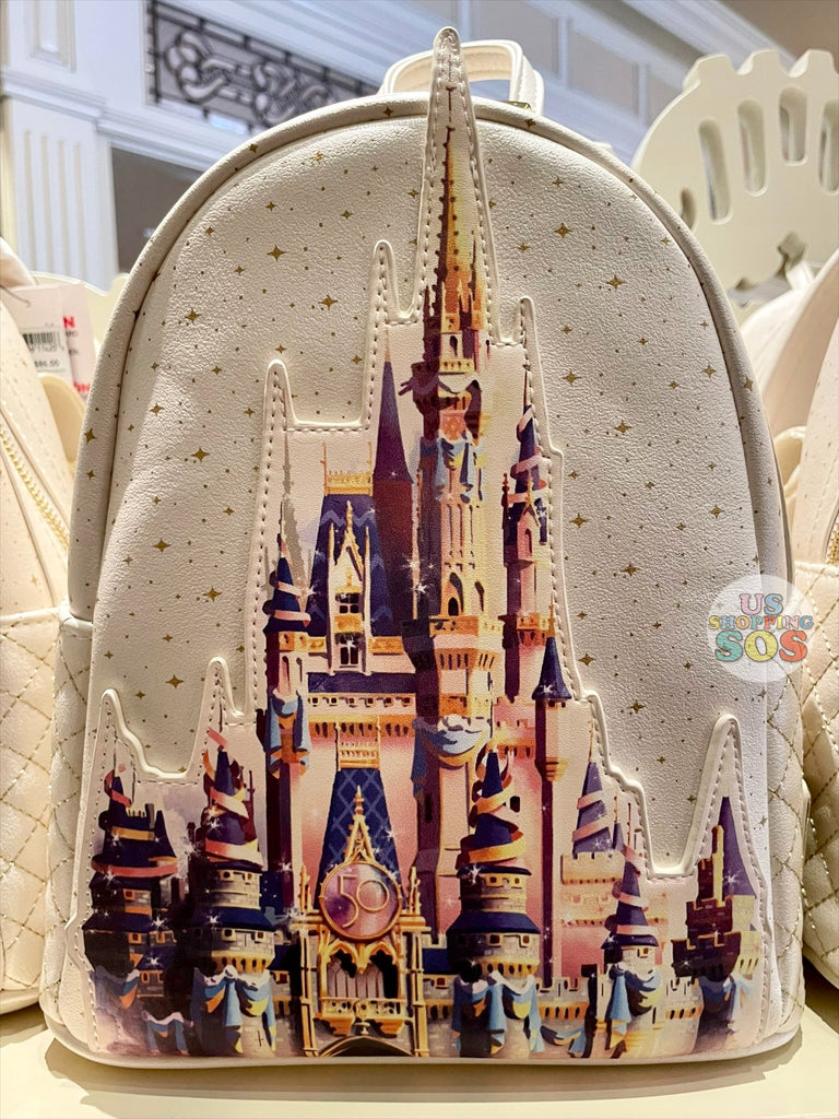 ☆Disney50周年限定Loungeflyコラボ シンデレラ城ミニBackpack ☆Disney50周年限定Loungeflyコラボ シンデレラ城ミニBackpack