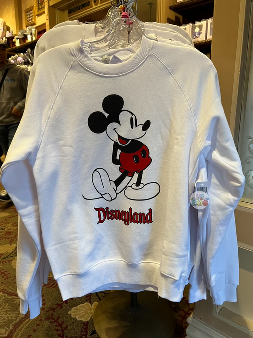 DLR - Classic Mickey “Disneyland” Pullover White (Adult)