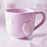 Starbucks China - Cherry Blossom 2022 - 39. Sakura Petal Embossed Ceramic Mug & Saucer 237ml