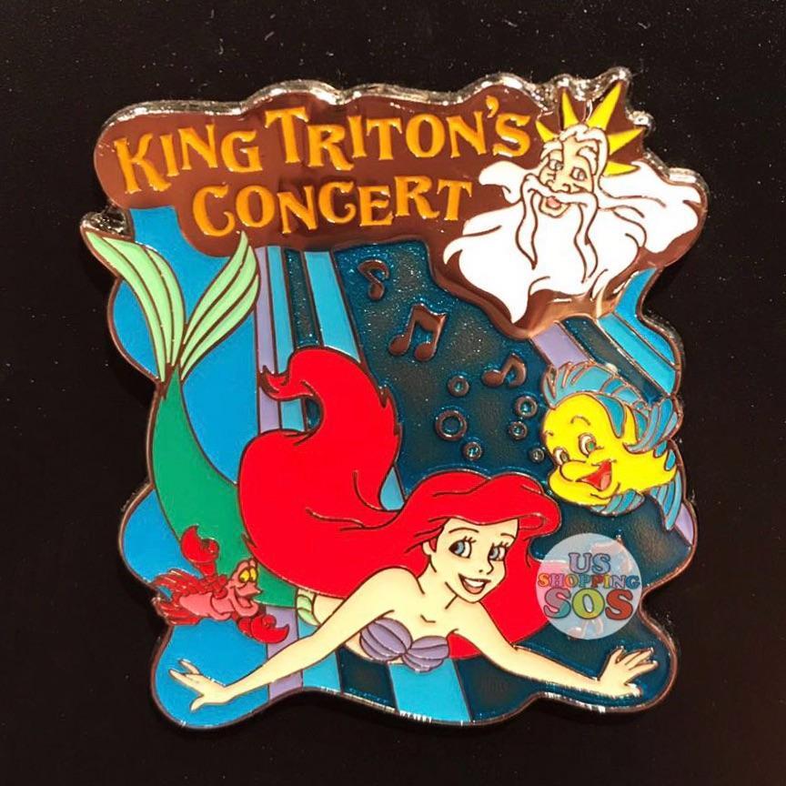 TDR - The Little Mermaid - King Triton’s Concert Pin